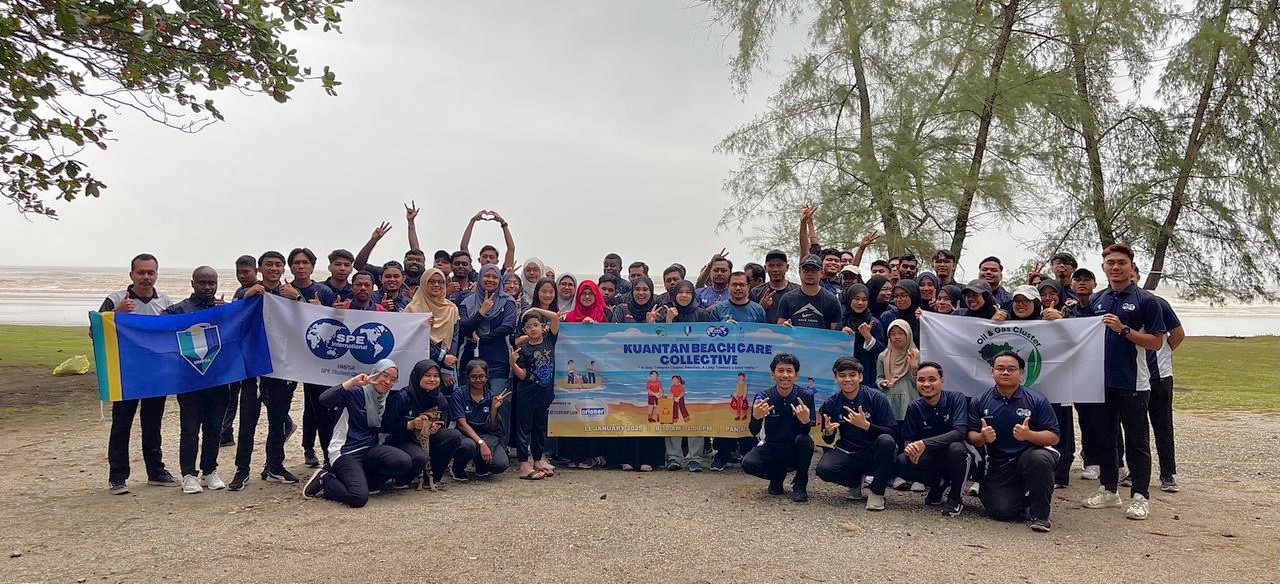 KUANTAN BEACH CLEANUP ORGANIZED BY SPE UMPSA STUDENT CHAPTER: A SYNERGY OF UMPSA STUDENTS, LECTURERS, AND INDUSTRY PARTNERS FOR ENVIRONMENTAL CHANGE