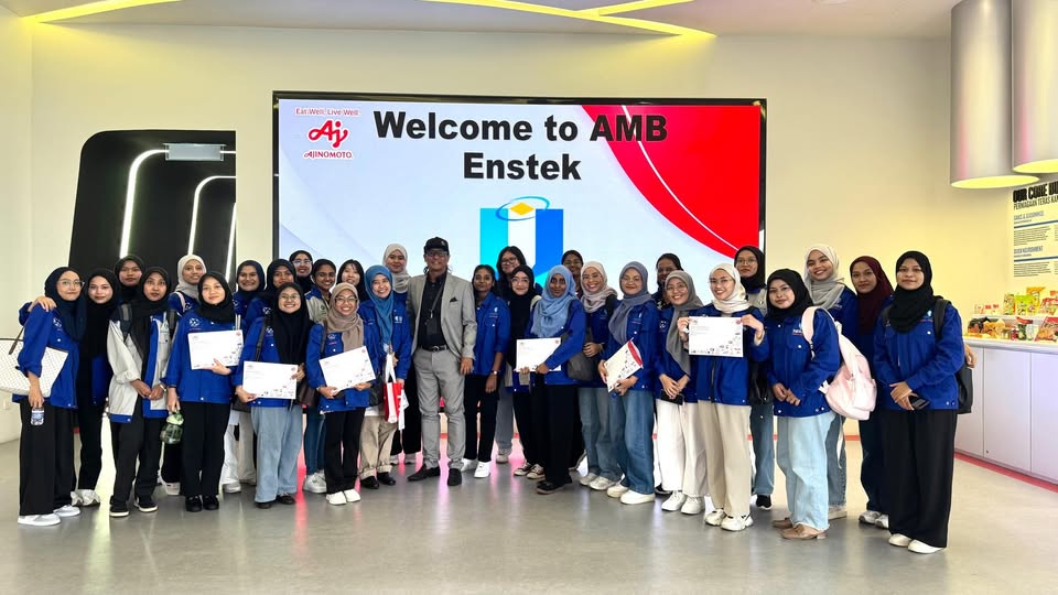 LAWATAN INDUSTRI KE KILANG AJINOMOTO BAGI KURSUS FOOD ENGINEERING TECHNOLOGY