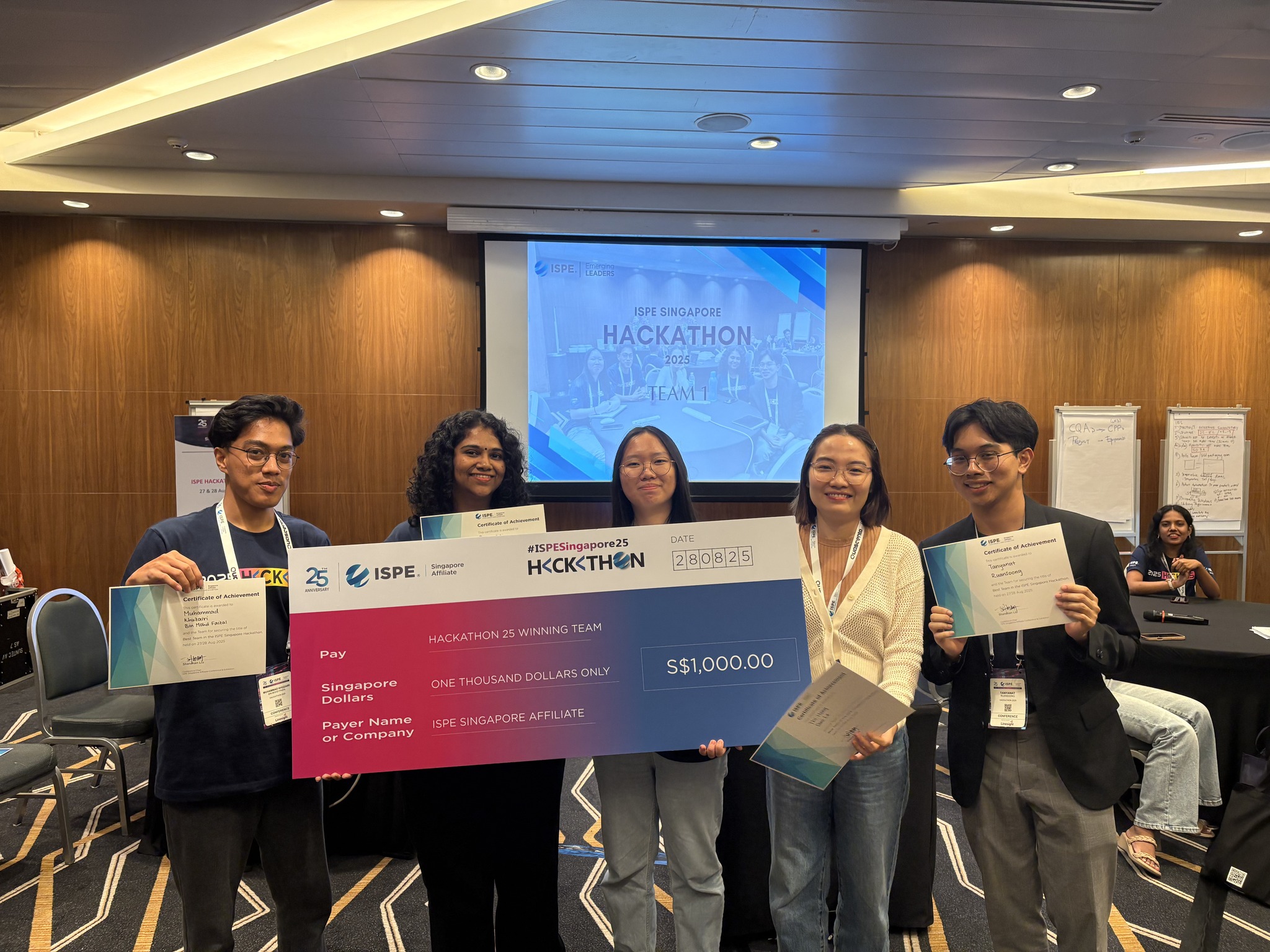 UMPSA EXCELS AT ISPE SINGAPORE HACKATHON 2025