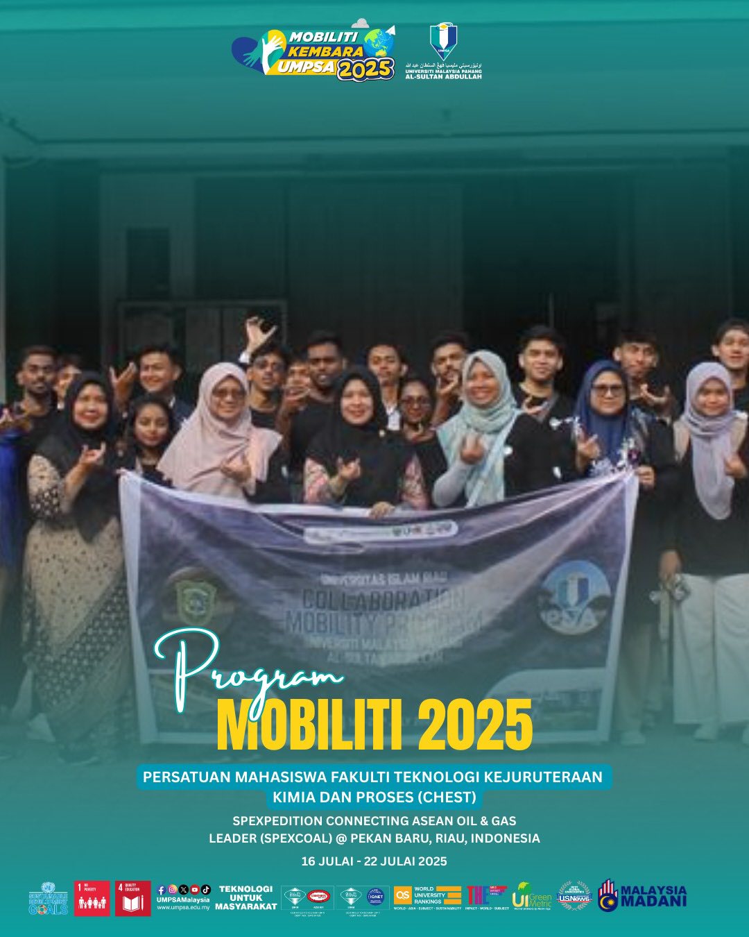LENSA MOBILITI 2025 : SPEXPEDITION CONNECTING ASEAN OIL &amp; GAS LEADER (SPEXCOAL) @ PEKAN BARU, RIAU, INDONESIA