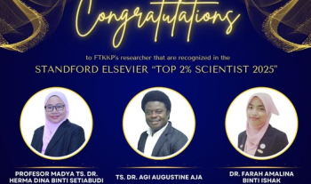 FTKKP RESEARCHERS AMONG STANFORD-ELSEVIER TOP 2% SCIENTIST 2025