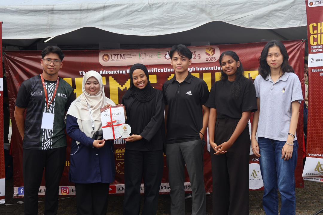 UMPSA CHEMICAL ENGINEERING STUDENTS SHOWCASE ECO-INNOVATION AT CHEME CUBE COMPETITION
